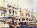 La Piazzetta y el Palacio Ducal John Singer Sargent